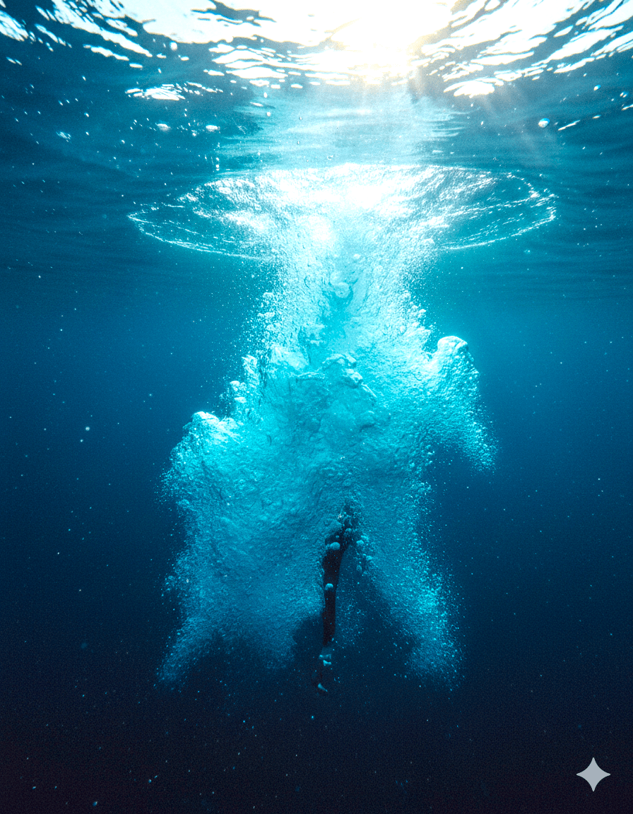 Bubbles underwater dive EXUVI3